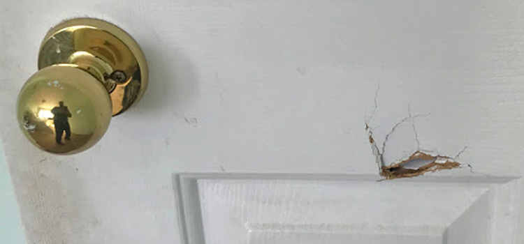 interior door hole repair Poway